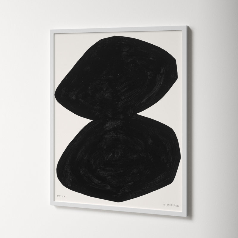 Module On White 2 by Michael Kempen, White, 38" H x 30" W x 1.25" D