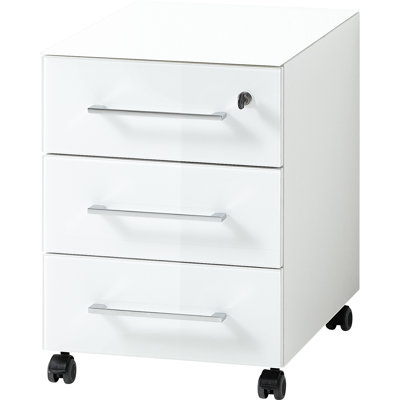 Jorgensen 40 cm W 3 -Drawer Filing Cabinet