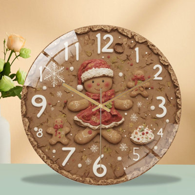 Horloge avec horloge murale moderne en verre 12 po