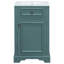 Meuble-lavabo de 20 pouces avec lavabo en céramique, porte à fermeture douce, tablette réglable et support de rangement fixé à la porte - idéal pour les petites salles de bain