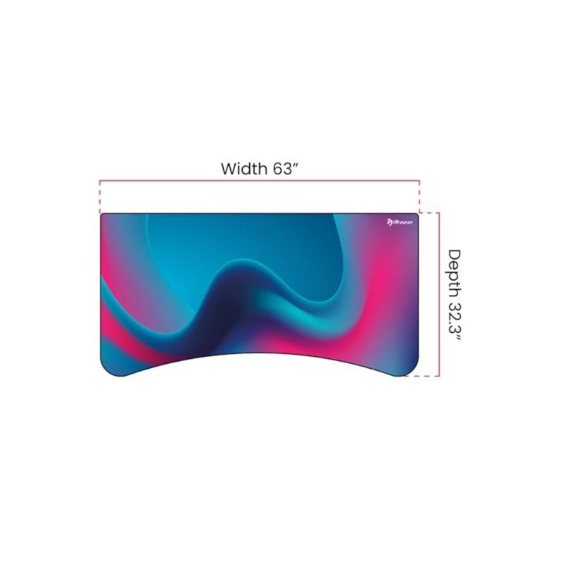 Arena Full-surface, Interchangeable, Water-resistant, And Washable Mouse Pad With Stitched Edges - D052