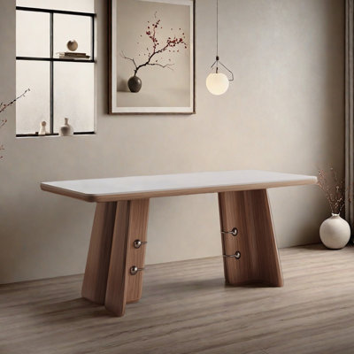 Exquisite And High-quality Rock Slab Dining Table