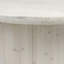Celine 79-Inch Oval White Wash Dining Table