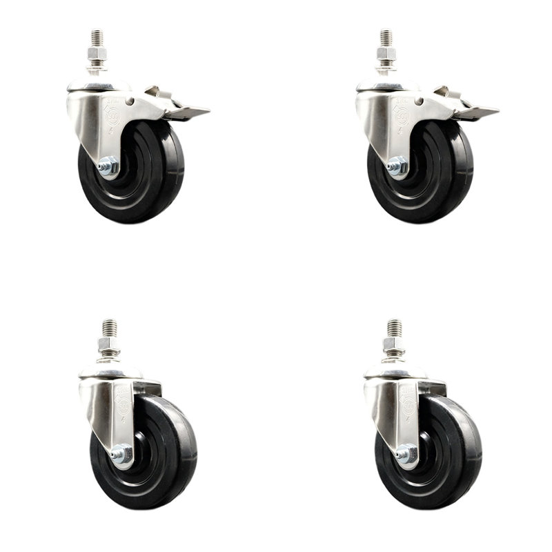 Soft Rubber Casters