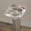 Bougeoir de table en verre H 17 po x l 4 po x P 4 po-16388389