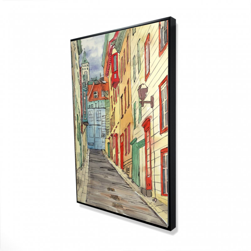 «Lane In Le Petit Champlain» sur toile