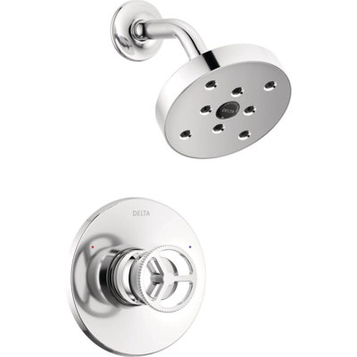 Trinsic 14 Series H2Okinetic Shower Faucet Set with Wheel Handle
