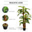 150cm Faux Fern Tree in Cement Pot