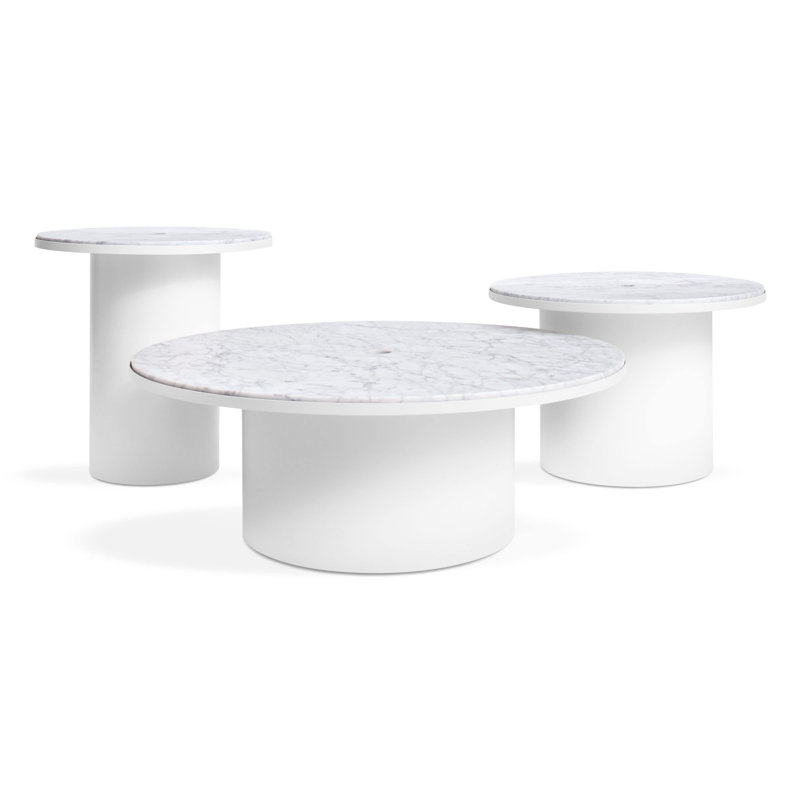 Plateau Coffee Table, White