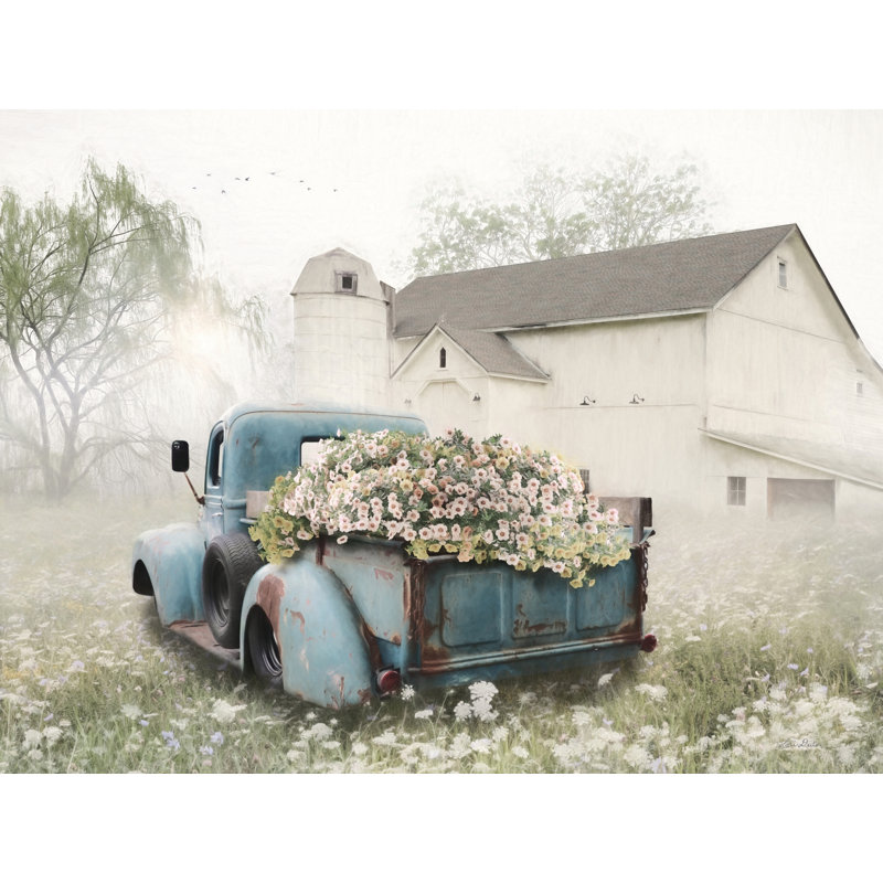 " Full Of Flowers " by Lori Deiter, 30" H x 40" W, Wrapped Canvas, No Frame