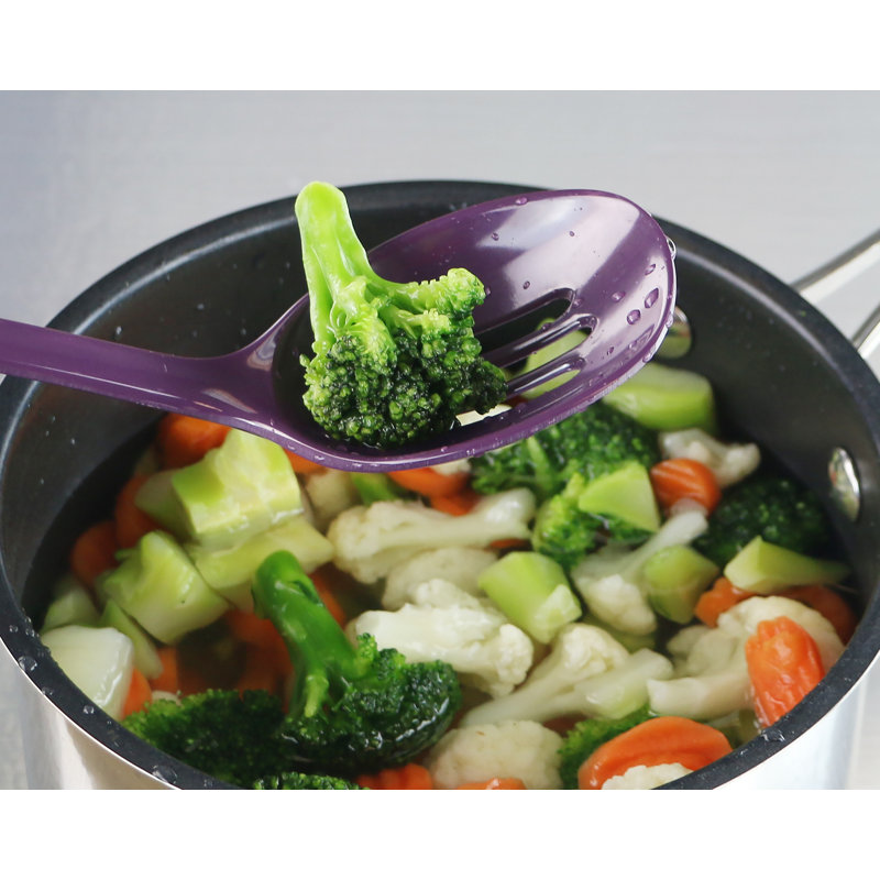 Reston Lloyd Slotted Cooking Spoon, Purple