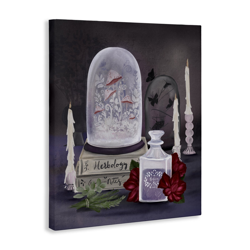 Toile «Spooky Apothecary Vibes», conception par Adreane Fipperer, H 20 po x l 16 po
