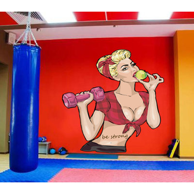Adhésif décoratif musculation Sports Gym