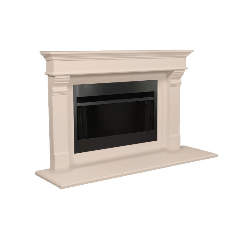 Salina Fireplace Surround, Beige Smooth