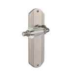 Deco Plate Privacy (Bed & Bath) with Parlour Lever