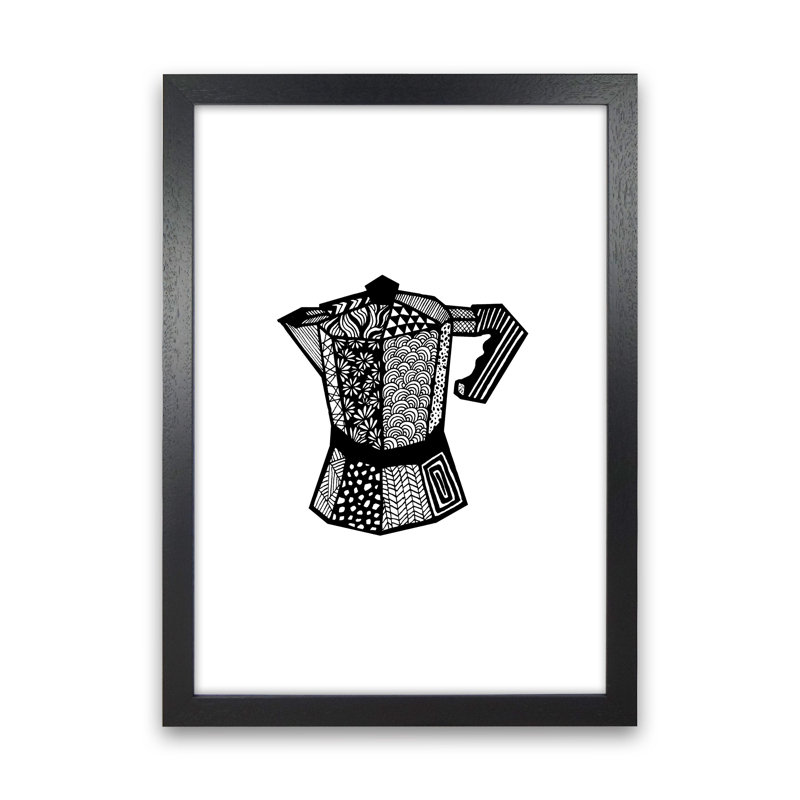 Macchinetta by Carissa Tanton - Print, 46cm H x 34cm W x 3cm D, Black Framed