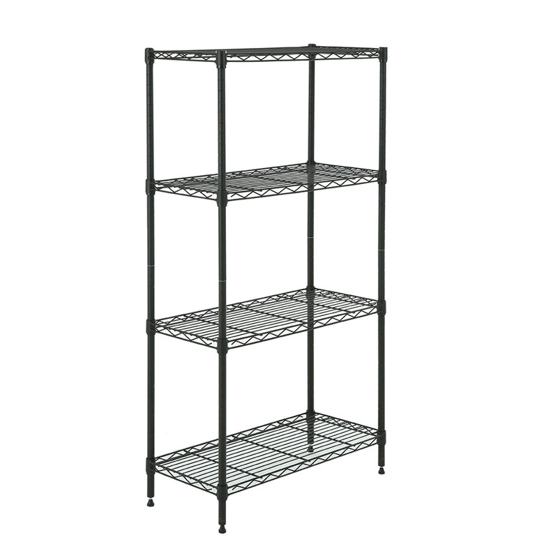 Rayonnage 4 niveaux Jennnifer, H 45,5 po x l 25,6 po x P 11,8 po, Gris
