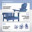 Valjean Outdoor Tall Adirondack Chair-318959687