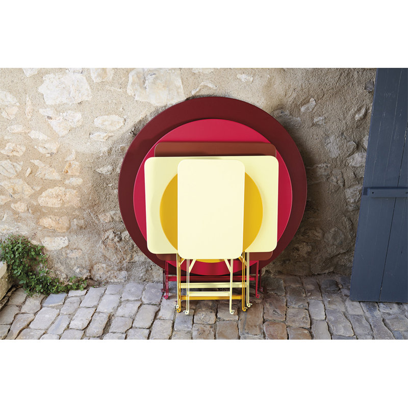 Table bistro Bistro, H 29 po x l 30,5 po x L 30,5 po, Cerise noir