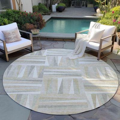 Tapis ivoire intérieur / extérieur Azura 