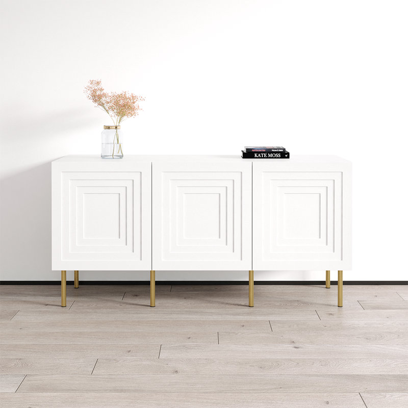Cambridge 60" Sideboard with Matte Finish, White