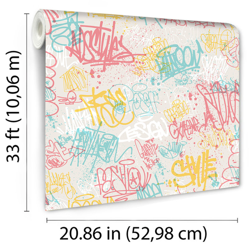 Graffiti Wallpaper, Multi
