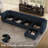 Upholstered Modular Sofa Sectional With Ottoman-1391795214