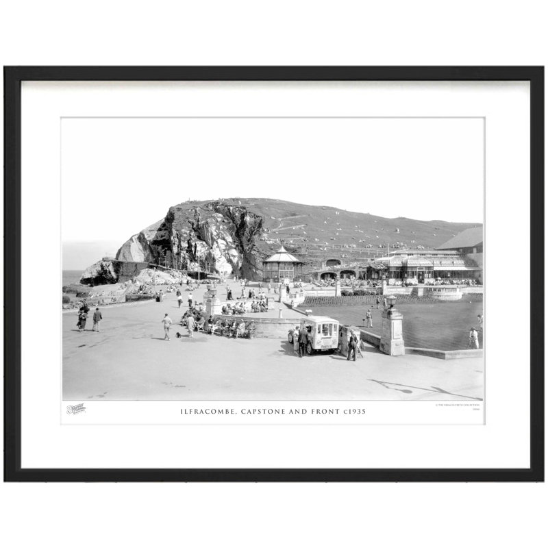 Ilfracombe, Capstone And Front C1935 - Single Picture Frame Print, 60cm H x 80cm W x 2.3cm D