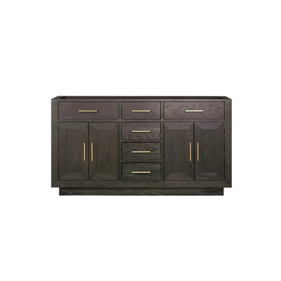 Meuble-lavabo double en chêne 60 po X P 22 po D