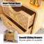 Hand-Carved 2-Drawers Accent Cabinet