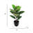 23" Artificial Rubber Plant Tree in Pot