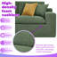 Canapé modulaire moderne en mousse haute densité, assise profonde, canapé large avec accoudoirs-129498657