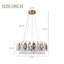 Lustre en cristal 24 po