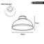 17cm H Metal Curvy Lamp Shade ( Uno )-1893407085