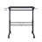 Rolling Writing Desk with Height Adjustable Desktop and Moveable Shelf-42198071