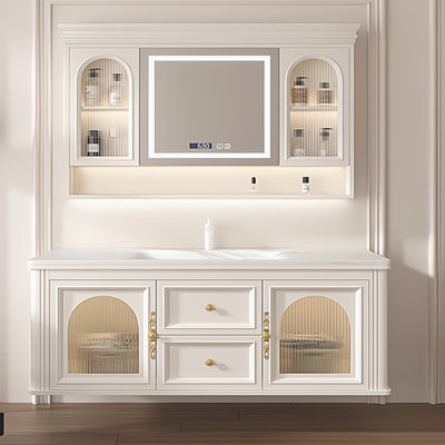 Meuble-lavabo simple de style français