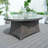 Quinnesec Oval Propane Smokeless Fire Pit Table with Hidden Fuel Tank