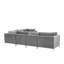 Moya 6 Seater Velvet Sofa & Chaise-1280814406-1280814425