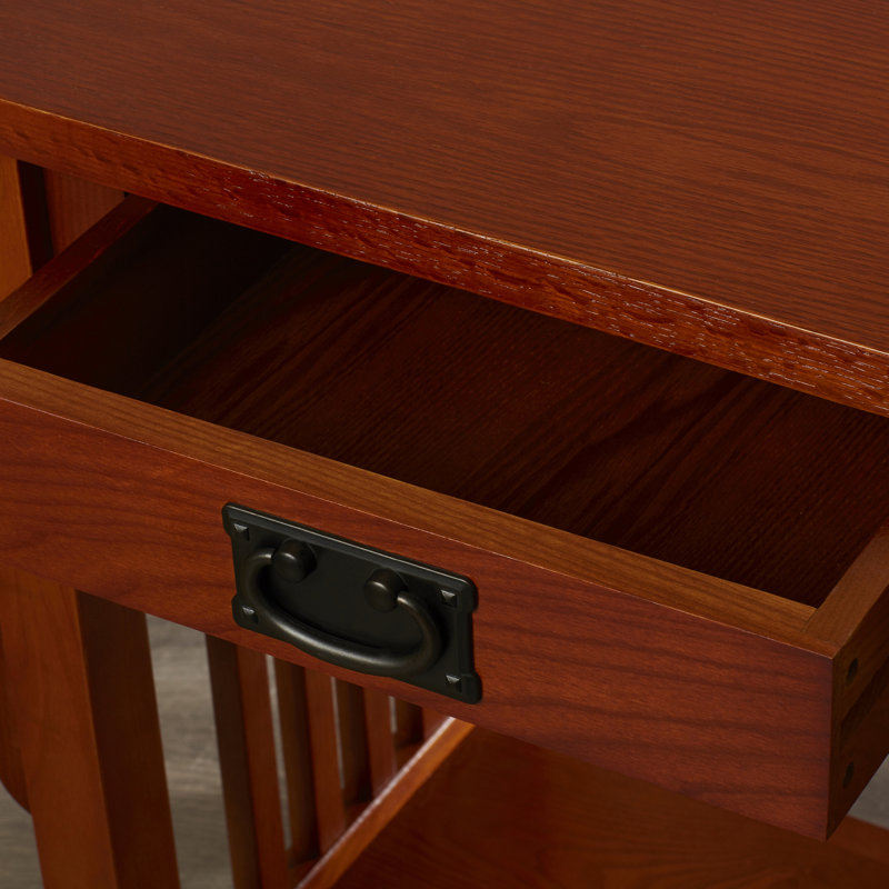 Hanning 24'' W Solid Wood Nightstand