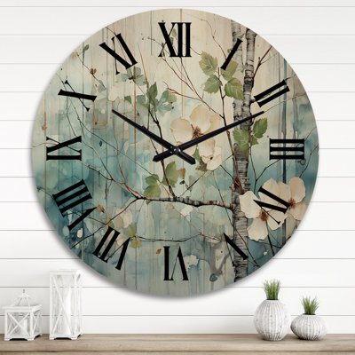 Horloge murale Collage Meditations I