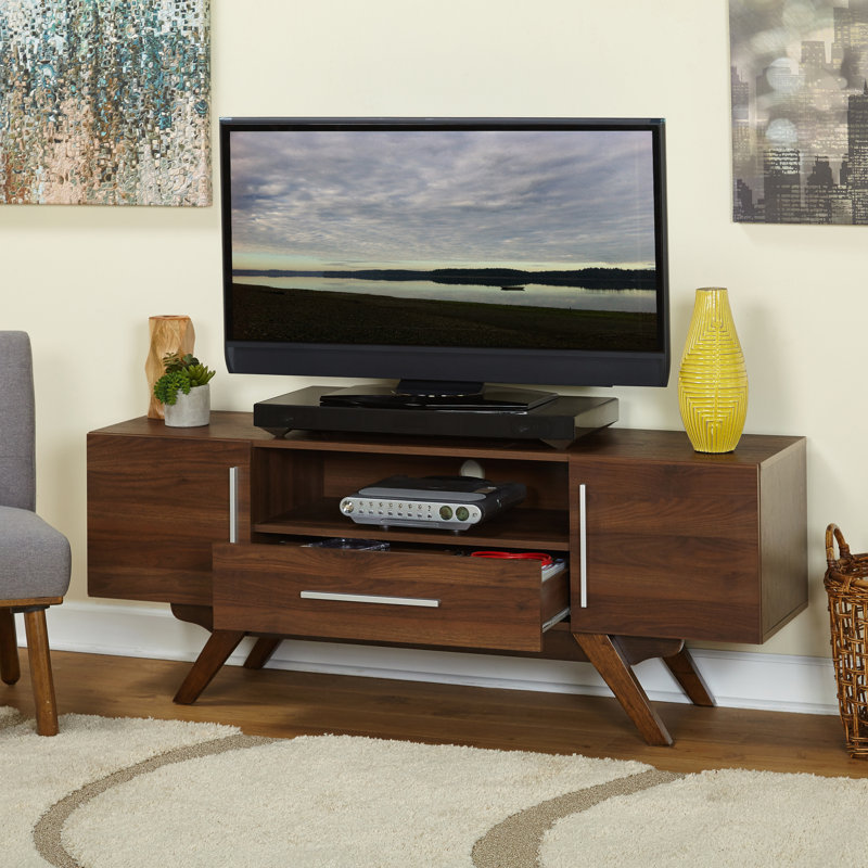 Abdul-Hakim TV Stand for TVs up to 65", Walnut