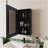 Parks Medicine Cabinet With Included Mirror, Black-1234206123