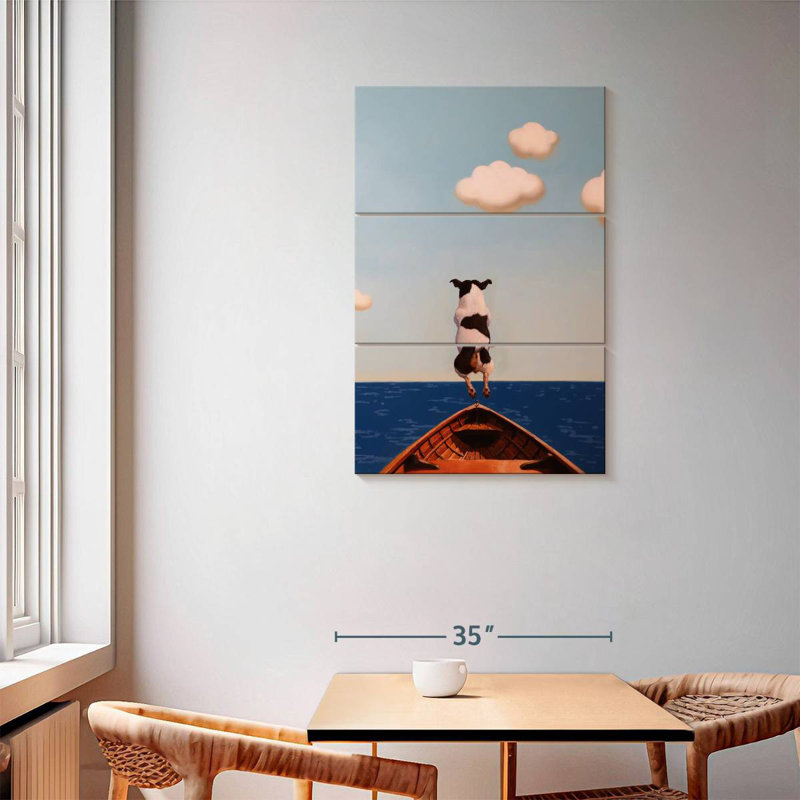 Brampt Overboard, 57" H x 36" W