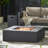 Fen Square Magnesium Oxide Propane Fire Pit Table-20237658
