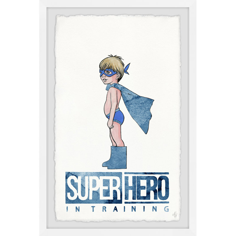 Kade Little Superhero in Training - Advertisement on Paper, 30cm H x 20cm W