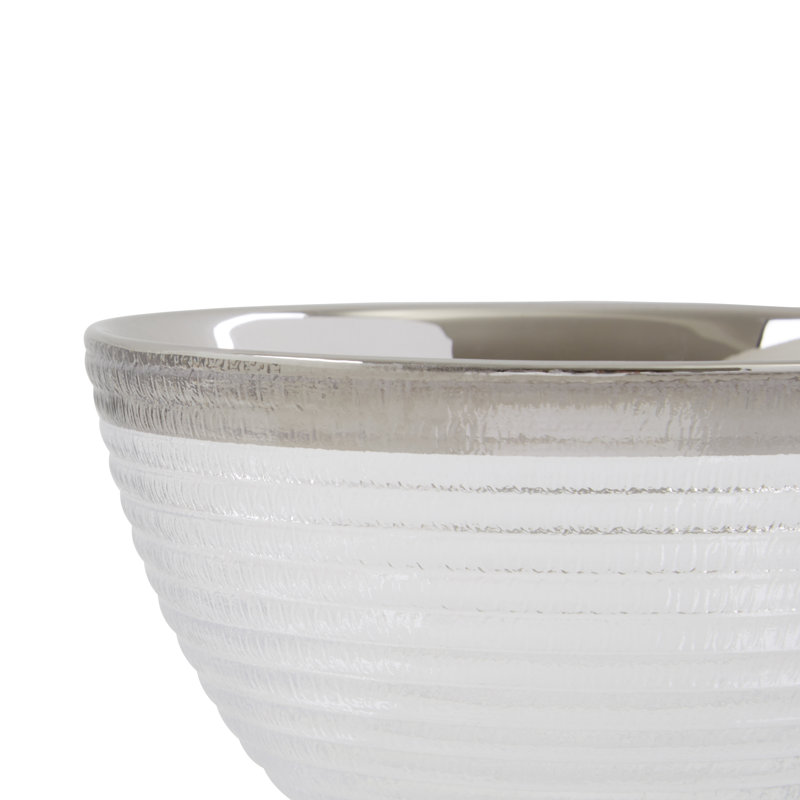 Ida Glass Decorative Bowl, 7.5cm H x 15cm W x 15cm D