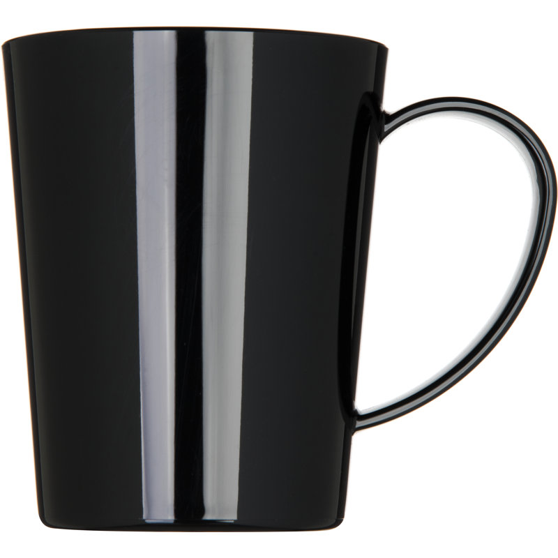 Grande tasse à café Alysia, Noir