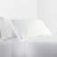 Ensemble de draps à rayures blanches brodées à rayures 350 fils-1206842244-1206842245