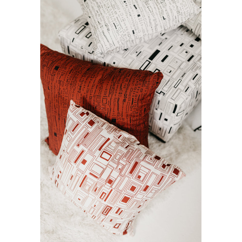 Capistrano Pillow Cover & Insert, 24" H x 24" W, Capistrano Dark Saffron, Square