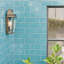 Ville Verdigris 37.5cm H Outdoor Wall Lantern-9835365